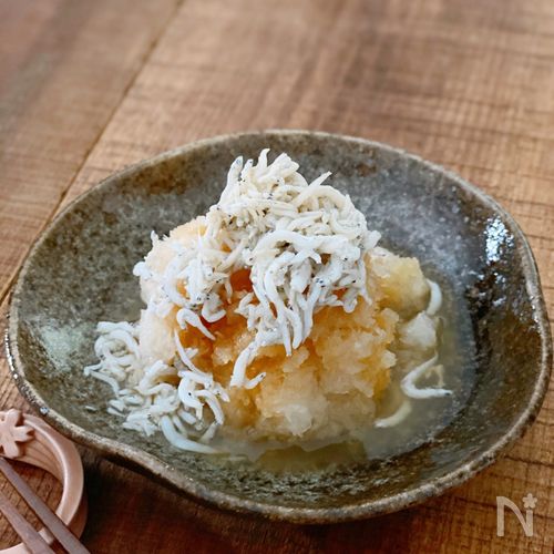 大根おろし納豆☆ちりめんじゃこも♪