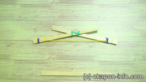 割り箸で ボウガン を作って 射ってみた!手作りクロスボウガン