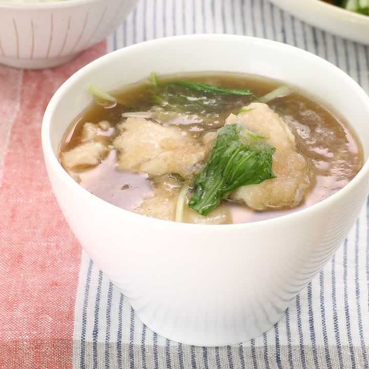 子ども喜ぶ！豚肉のみぞれスープ