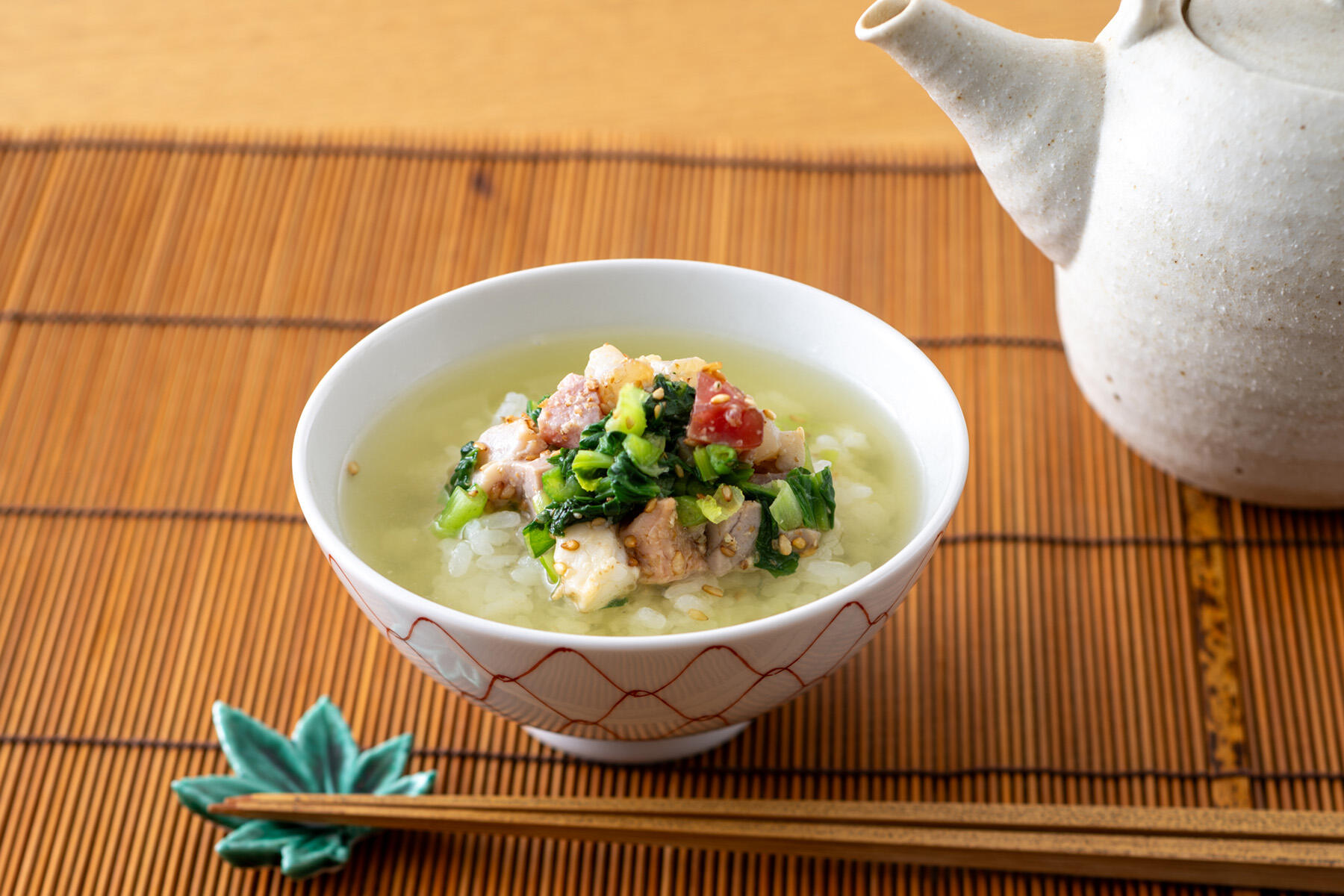 刺身の小松菜和え