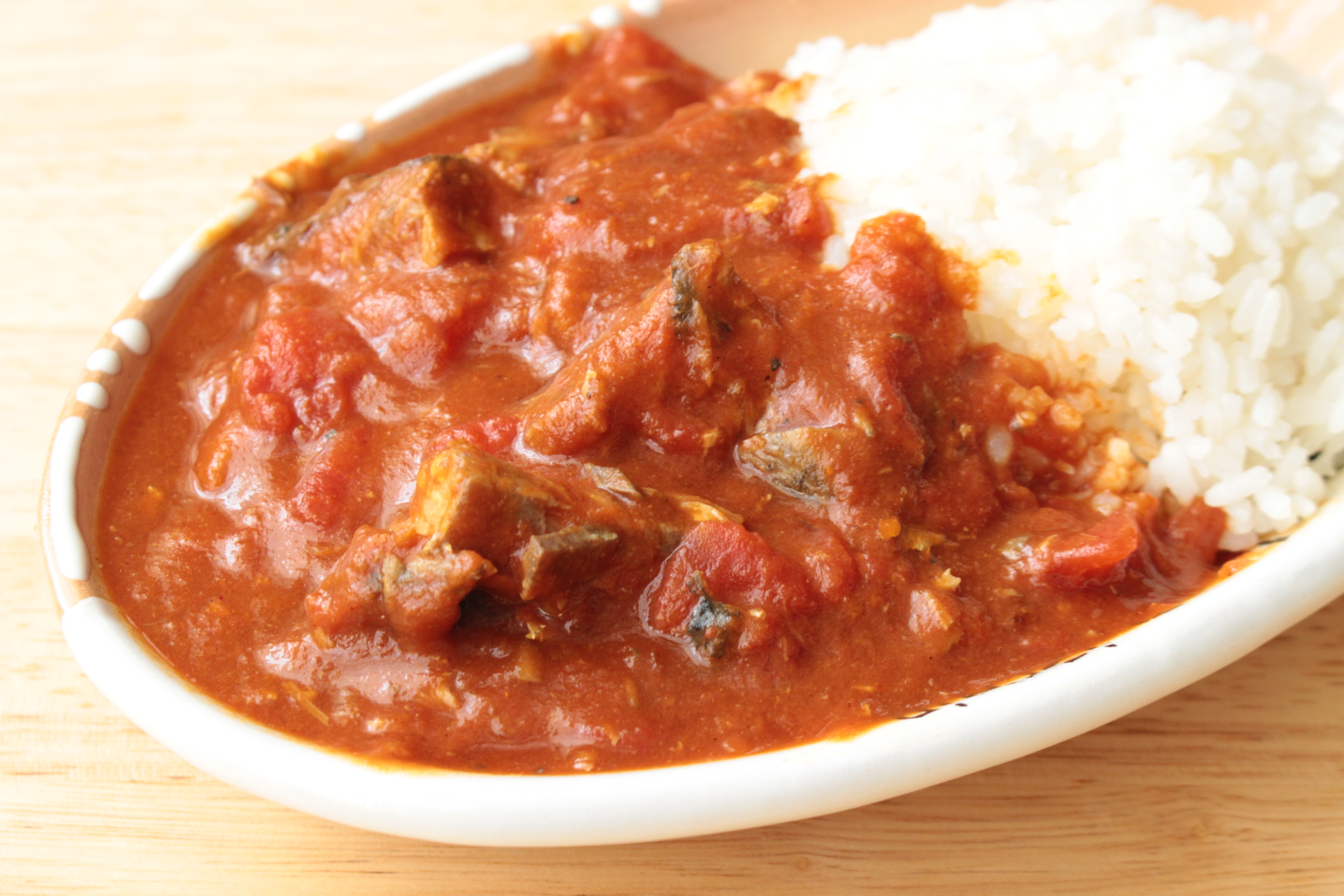 チキンとトマトの無水カレ