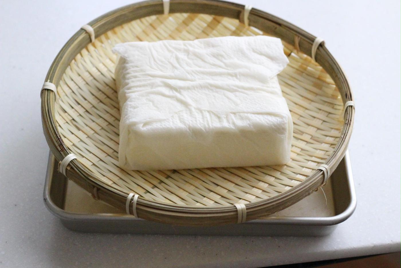 ※切り過ぎ注意※お豆腐の超時短水切り