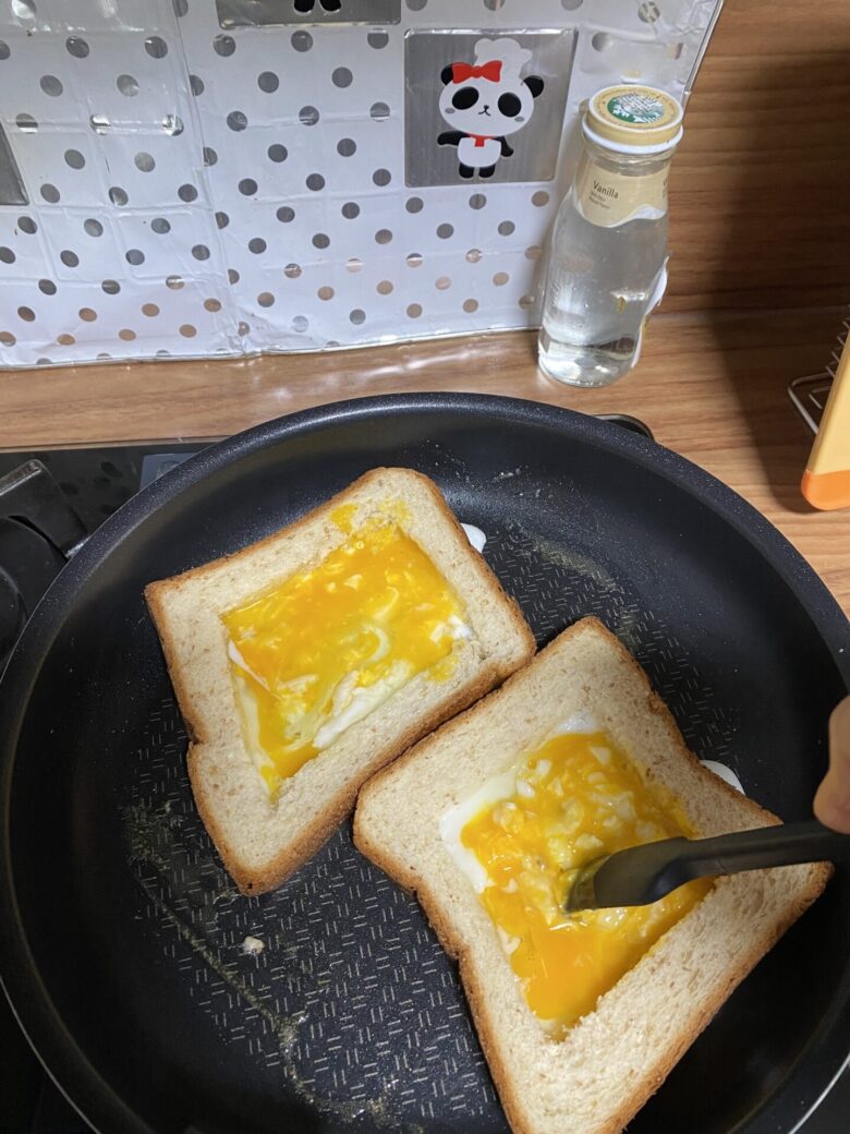 看護師の朝子供2人朝ごはん8日間