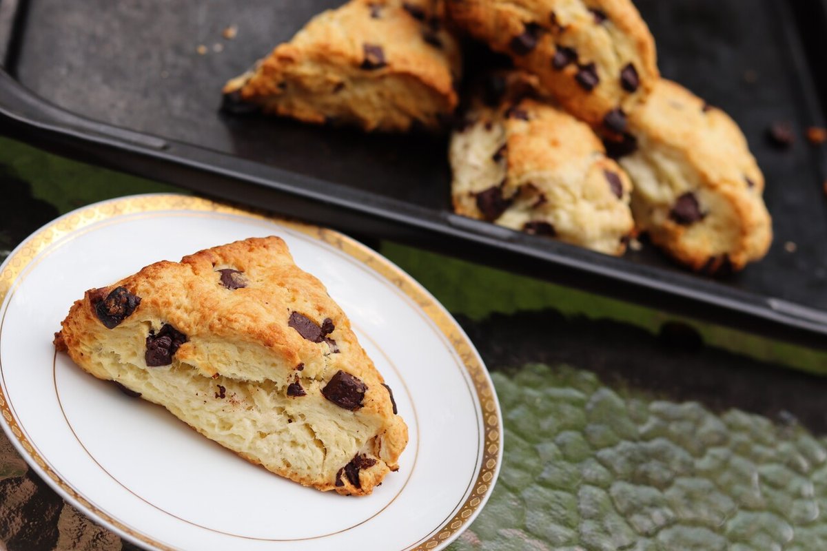 レシピ スタバ風チョコレートスコーン「Chocolate scone」 Raluのパティシエ講座62Ralu