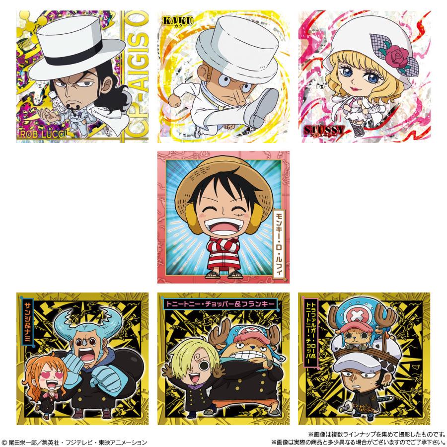 ワンピースONE PIECE シールウエハースにふぉるめーしょんお菓子ステッカーキラキラ漫画マンガアニメ