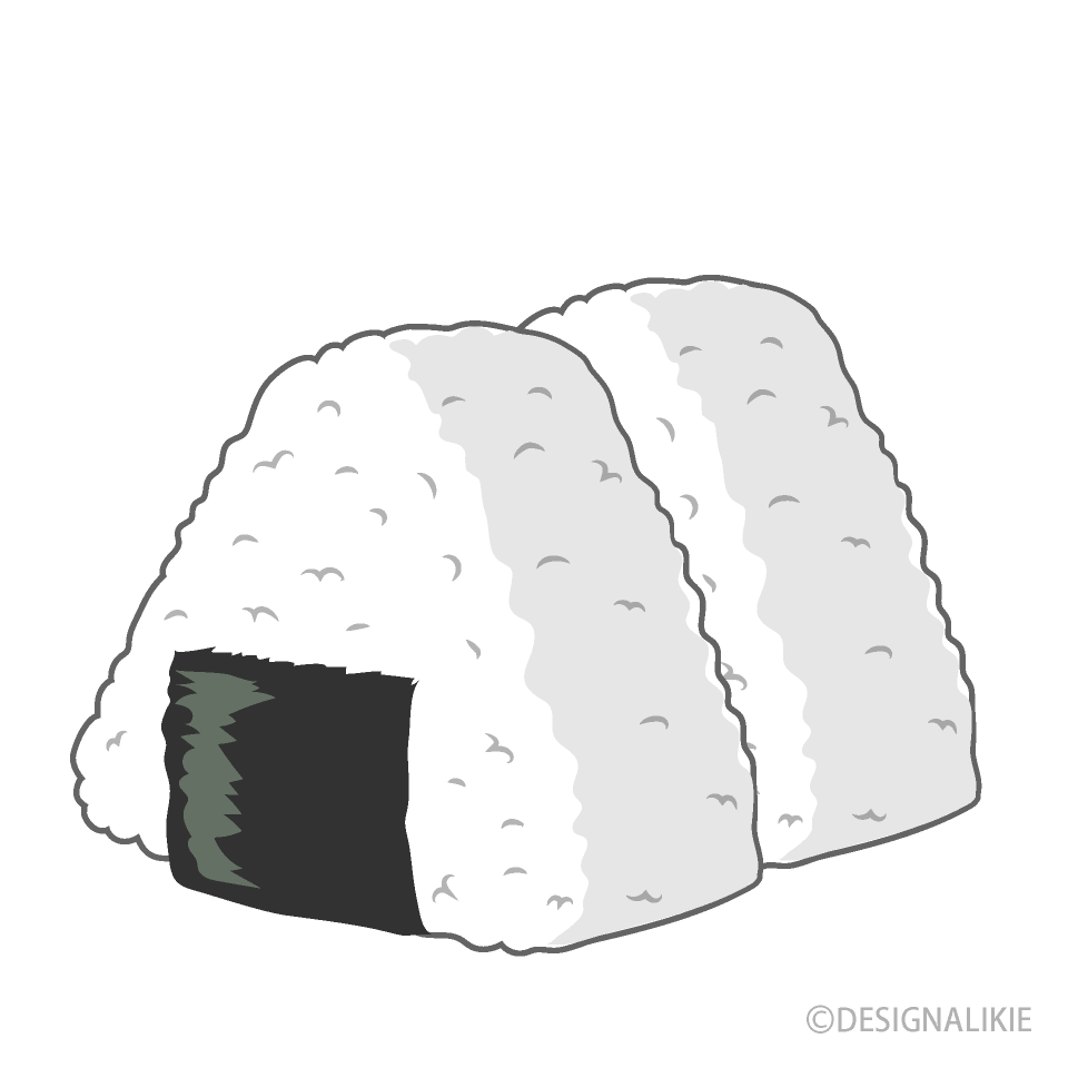 かわいい自信満々なおにぎりのイラスト素材無料ダウンロード IllustCute