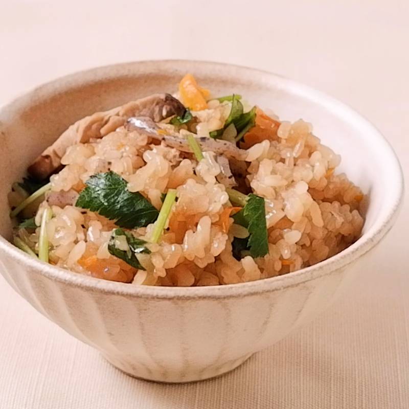 炊飯器でらくらく!中華おこわ 1.5合用 の基本の炊き方