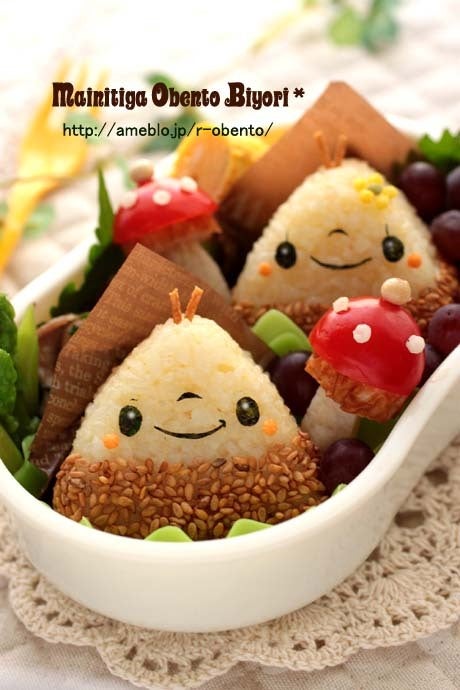 簡単！キャラ弁おかずウインナーきのこ