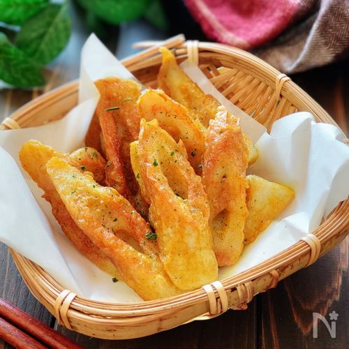 ちくわのカレー磯辺揚げ