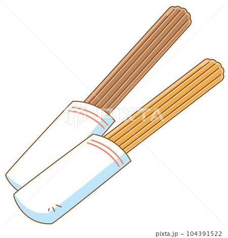 チュロスストックベクター、ロイヤリティフリーチュロスイラストDepositPhotos