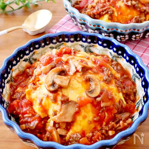 フレッシュトマトのチーズオムライス