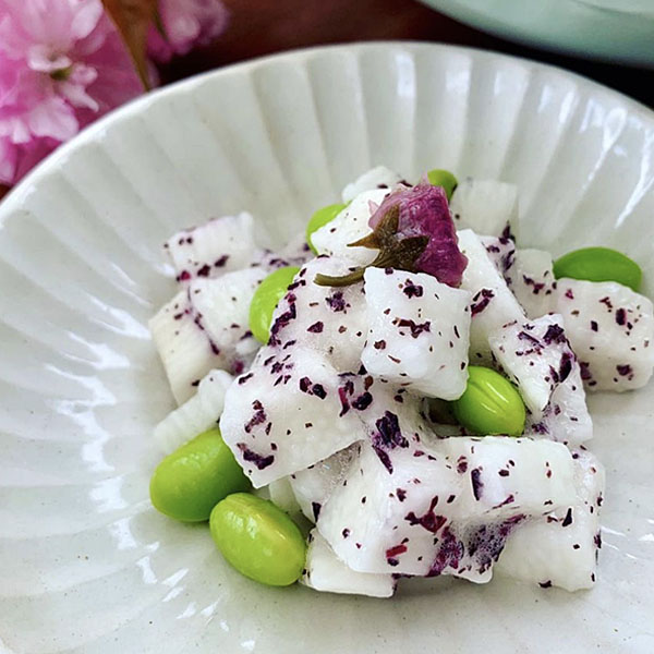 抹茶ときなこの 桜シフォン - さっさっさっと今日のおやつ