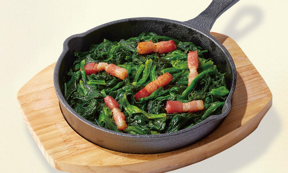 魅惑の冷食丼レシピ 2 激うま！「ほうれん草ハンバーグドリア」ほほえみごはん-冷凍で食を豊かに-ニチレイフーズ