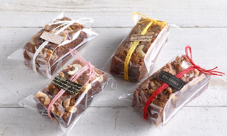 バレンタイン向けガトーショコラのラッピングアイデア🎁