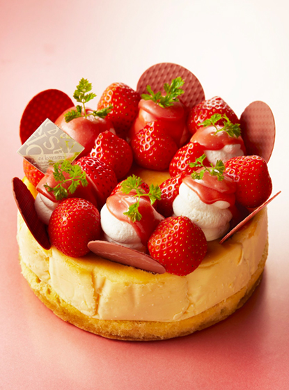 いちごのレアチーズケーキ - レシピナビ