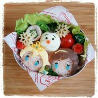 おにぎりラップで簡単に🩷🐶 .キャラ弁 キャラ弁簡単 おにぎりラップ おにぎり弁当 遠足弁当 娘弁当 お弁当記録 お弁当 作り わんだふるぷりきゅあ プリキュア プリキュア弁当 セリア セリア購入品