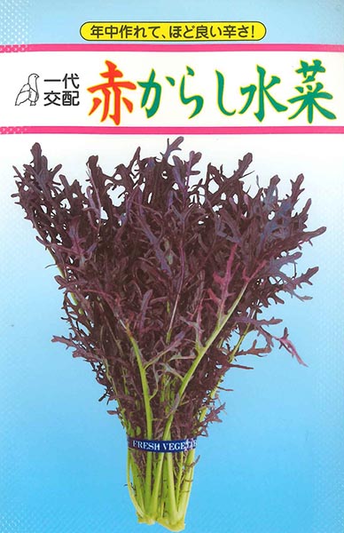 宅配専用葉菜種子 赤サラダからし菜 の通販ホームセンター コメリドットコム