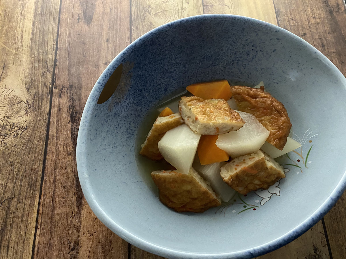 実家の安心感！？なんてことないんだけど美味しいおかず！大根とさつま揚げの煮物の作り方