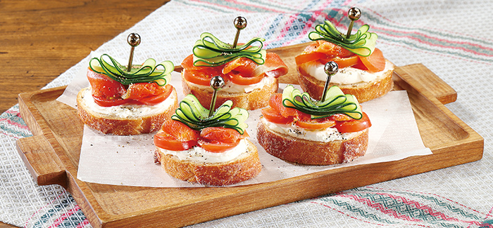 サーモンとクリームチーズのテリーヌ