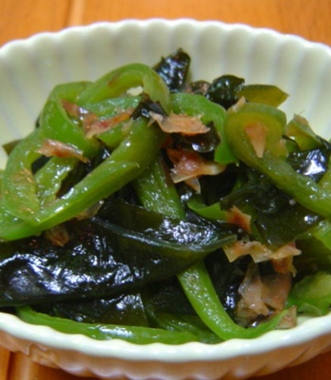 ピーマンおかか炒め