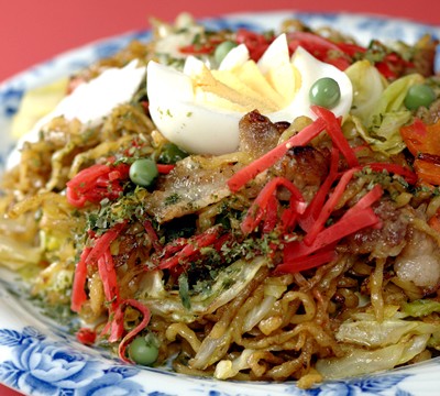 世界一ウマイ坦々焼きそばワクワク飯