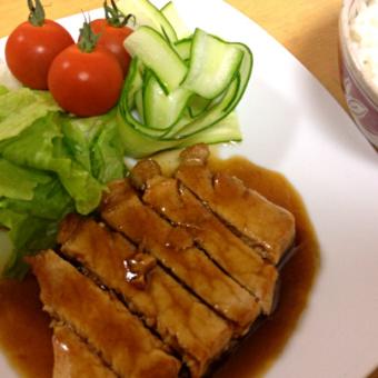 こばやしまりこ米粉を愛する料理家柔らか♡歓声上がる♪ 『四日市トンテキ』レシピNadia recipe🆔 459462Instagram