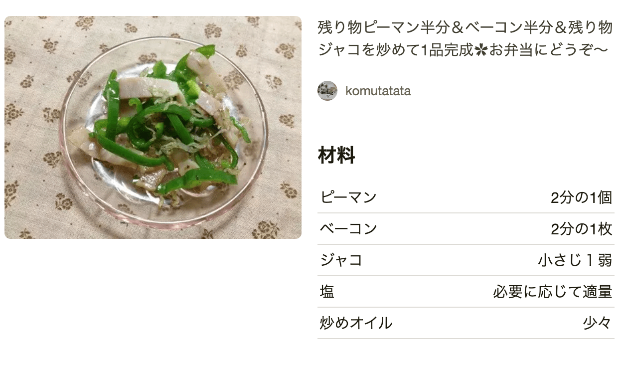 ピーマン炒めレシピ 人気１位・殿堂入り クックパッドつくれぽ1000越え夕食のおかず.com