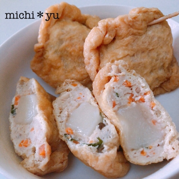 お弁当に★揚げの肉詰め煮