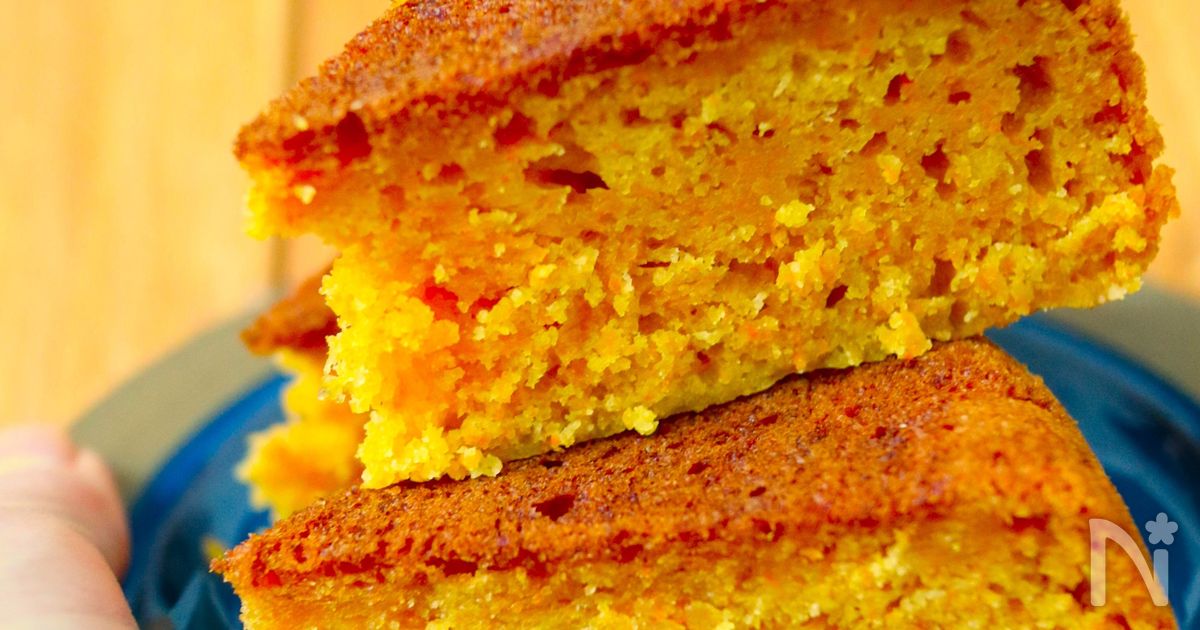 炊飯器で人参蒸しパン＊3人暮らし＊