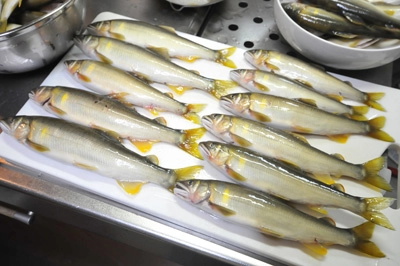 ☆鮎の下処理☆