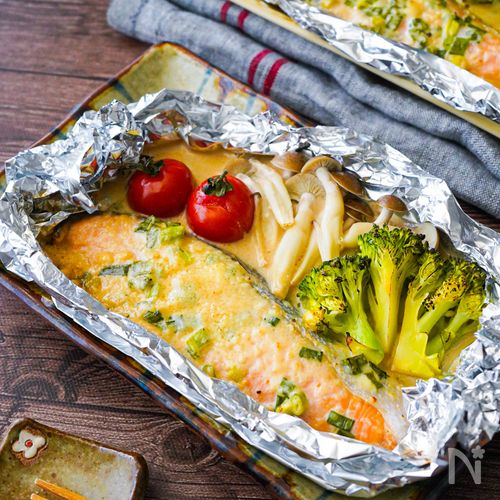 学校給食レシピ「鮭のマヨネーズ焼き」 - 草加市役所