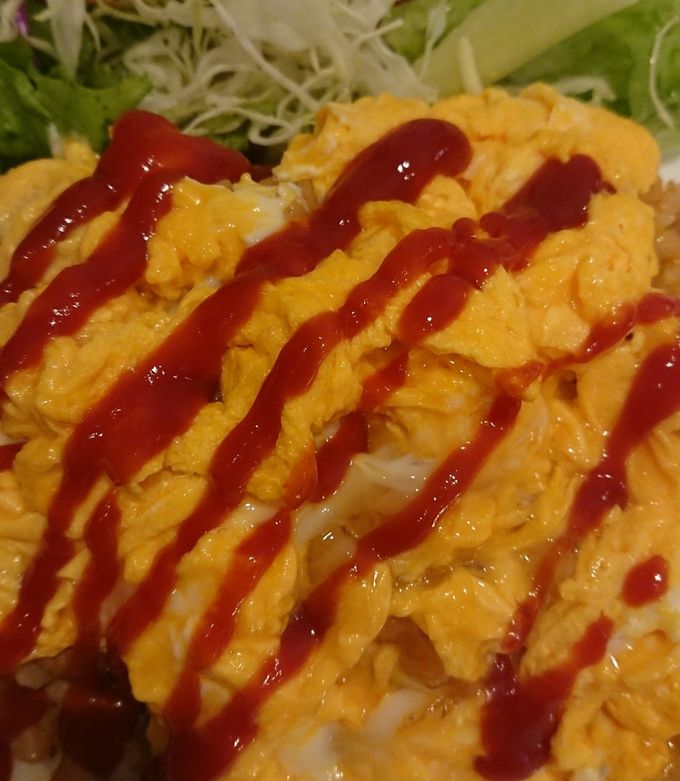 鶏ももソテー添えオムライス レシピ・作り方 by デラみーやん - 楽天レシピ