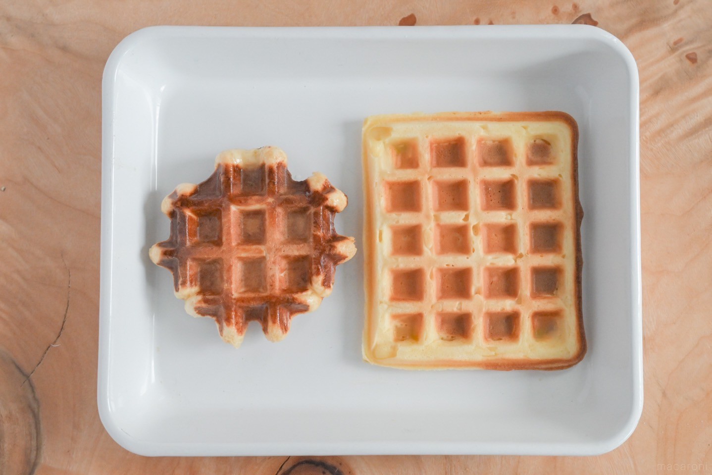 店舗限定>焦がしバターのワッフル プレーン ~バニラ&黒糖蜜~上島珈琲店