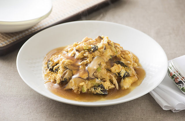 お弁当にも！カニ玉風卵焼き♡