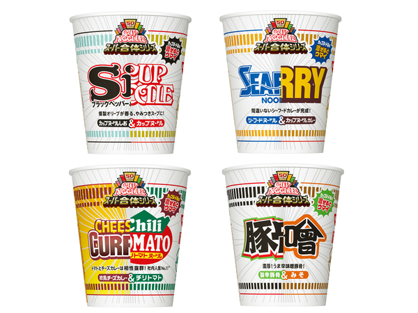 魔改造シーフードヌードル 77g ×20個 日清食品 明太チーズ海鮮もんじゃ味 しろのろく on X: