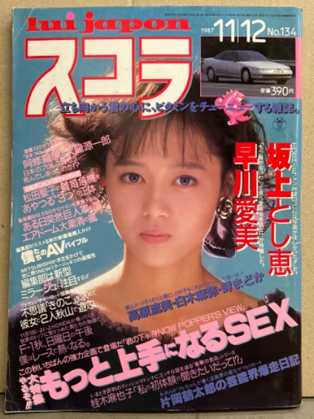 やや傷や汚れあり】6K○パンティノート 1987年11月号 岬まどか 中原美樹 葉山みどり