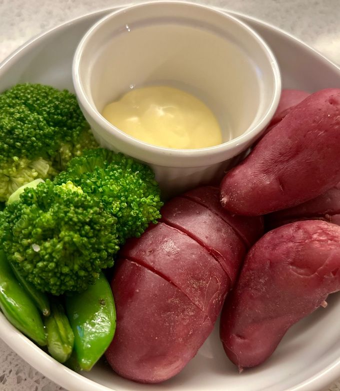 おいもと温野菜 チーズディップ添え