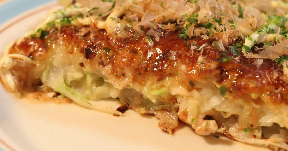 片栗粉でもちもち♪お好み焼き