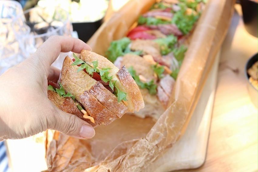 おうちごはん ｿﾌﾄﾌﾗﾝｽﾊﾟﾝｻﾝﾄﾞのﾜﾝﾌﾟﾚｰﾄﾗﾝﾁYukiまむ