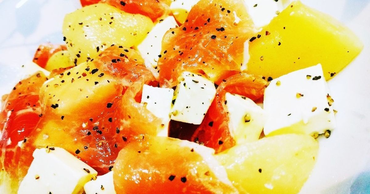 生ハムとカマンベールチーズのマリネ