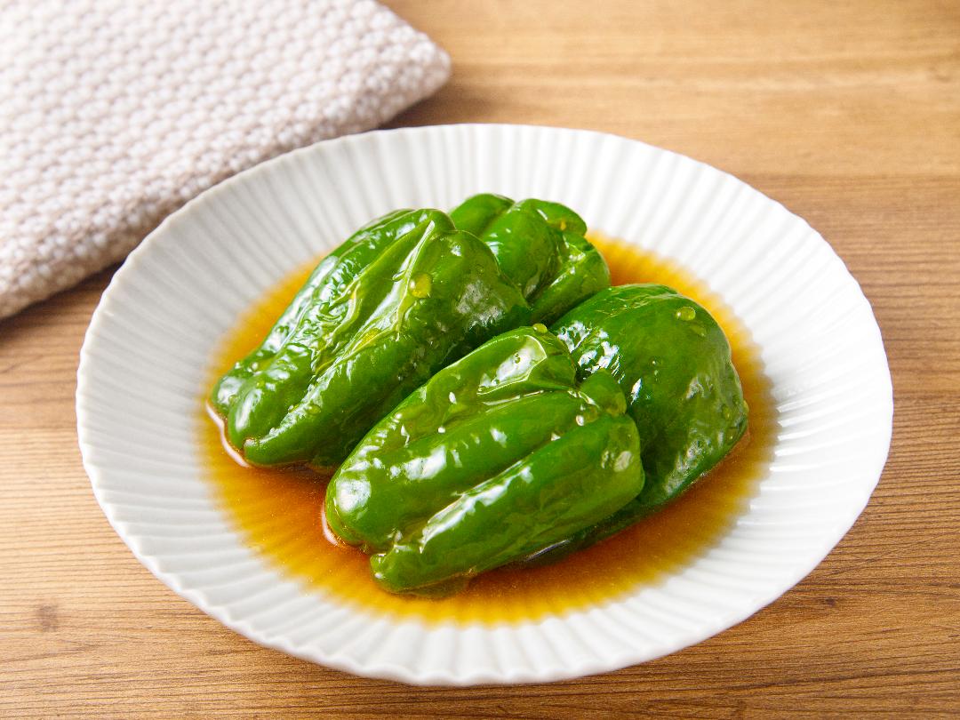 丸ごとピーマンのおひたし - 料理研究家リュウジのバズレシピ.com