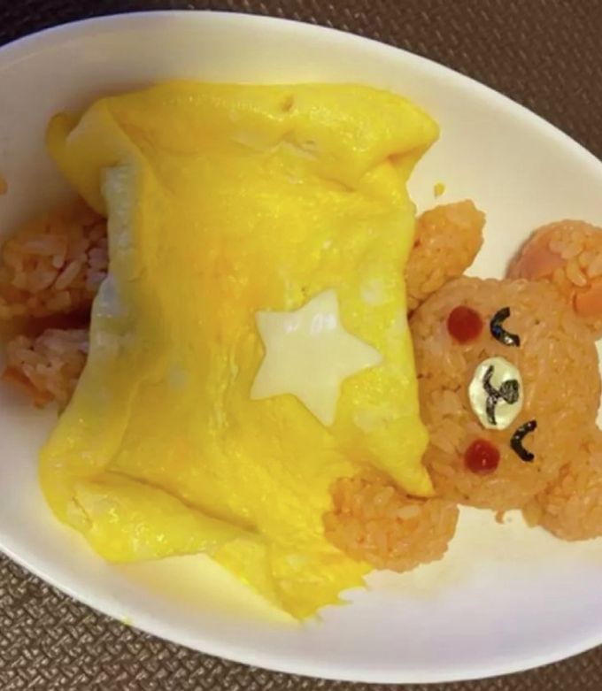 簡単だけど可愛い!オムライス弁当 🍳 𓈒𓂂𓏸お弁当 お弁当記録お弁当作り 子供弁当 キャラ弁 キャラ弁初心者 幼稚園弁当保育園弁当年少弁当3歳お弁当おべんとう おべんとう記録 女の子弁当 娘弁当