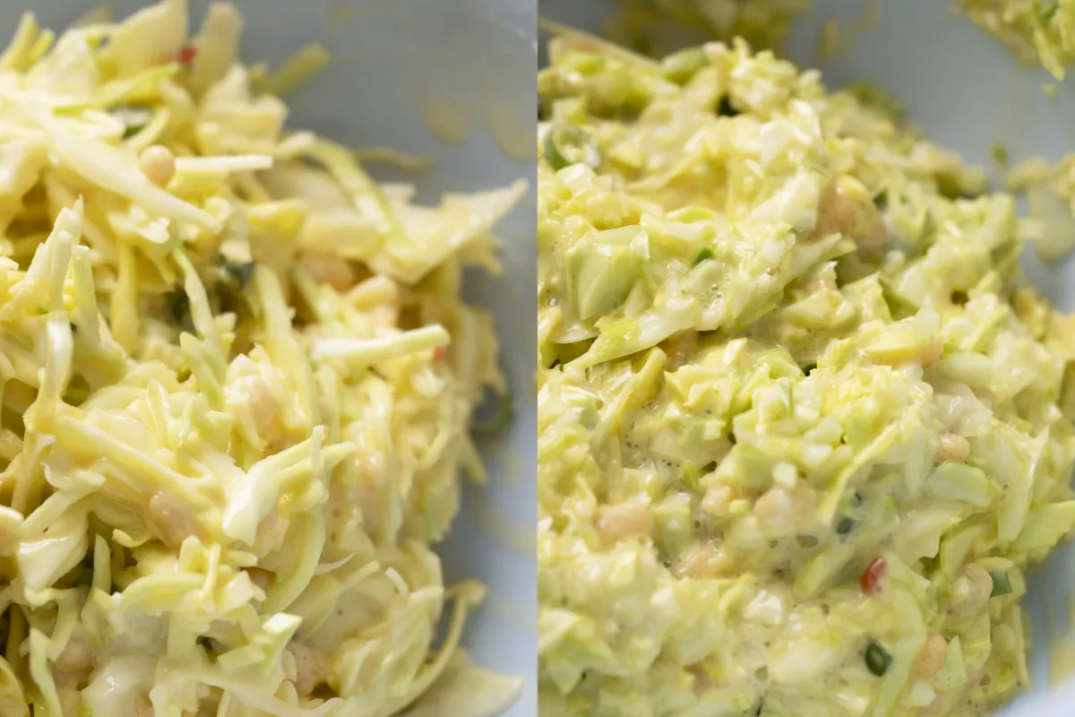 豚肉とキャベツで作るお好み焼き