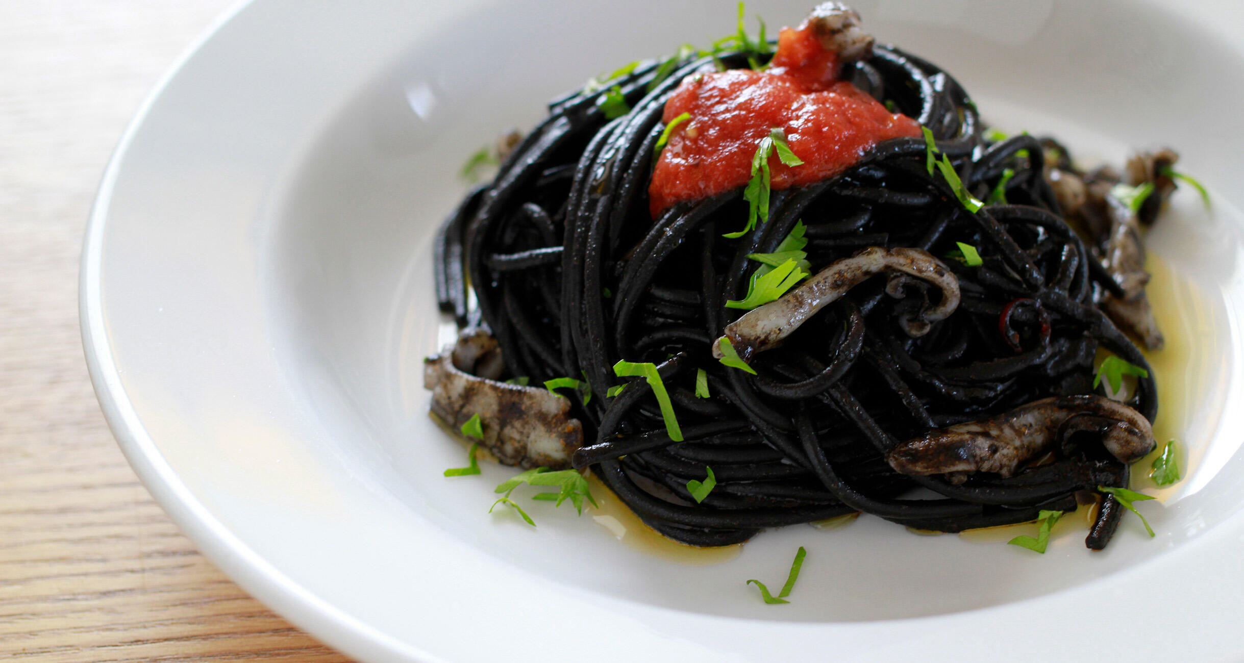 美味しい毎日を。:イカスミ汁