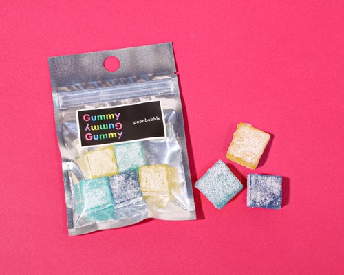 サイズ感を誤って注文してしまったPAPABUBBLEのカエルグミ🐸ネットショッピングあるあるってことで笑,papabubbleグミフェスカラフルカエルグミパパブブレ