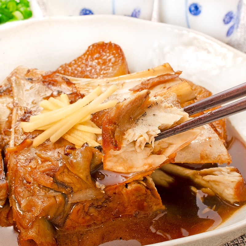 おつまみにぴったり! マグロカマの煮付け