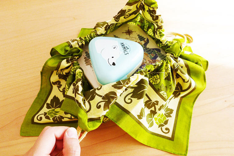 簡単 可愛い花びら巾着袋の作り方 2サイズ お弁当袋SunMoon