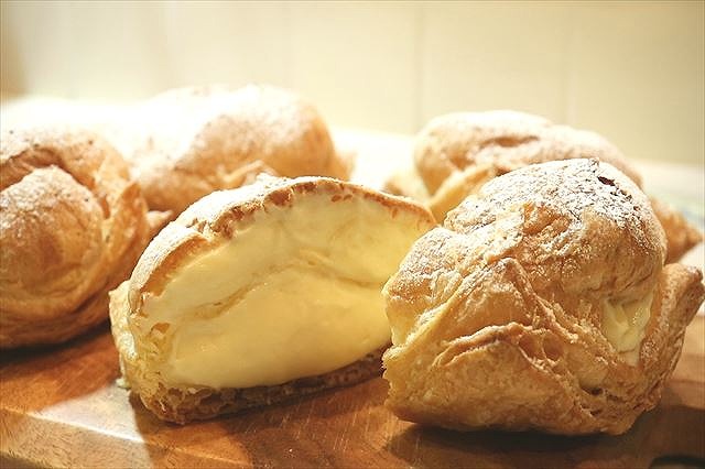 失敗しない！冷凍パイシートで簡単！シュークリームの作り方 cream puff 슈크림