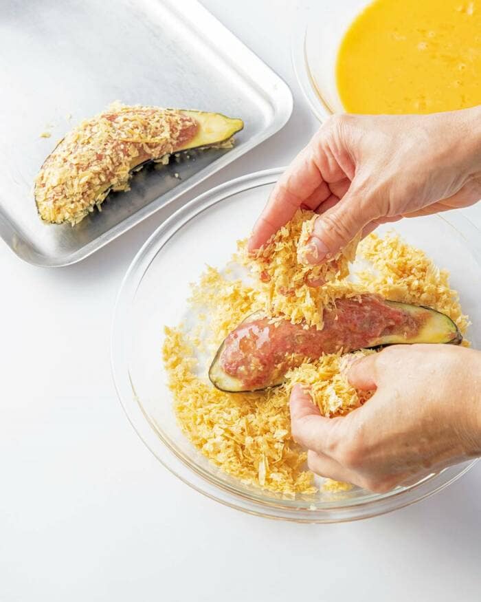 基本からアレンジまで!思わずつくりたくなる「なすの肉詰めフライ」のレシピ集クックパッド