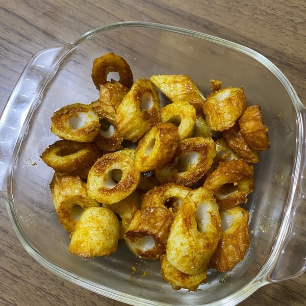 カレー風味ちくわの磯辺揚げ 我が家の味